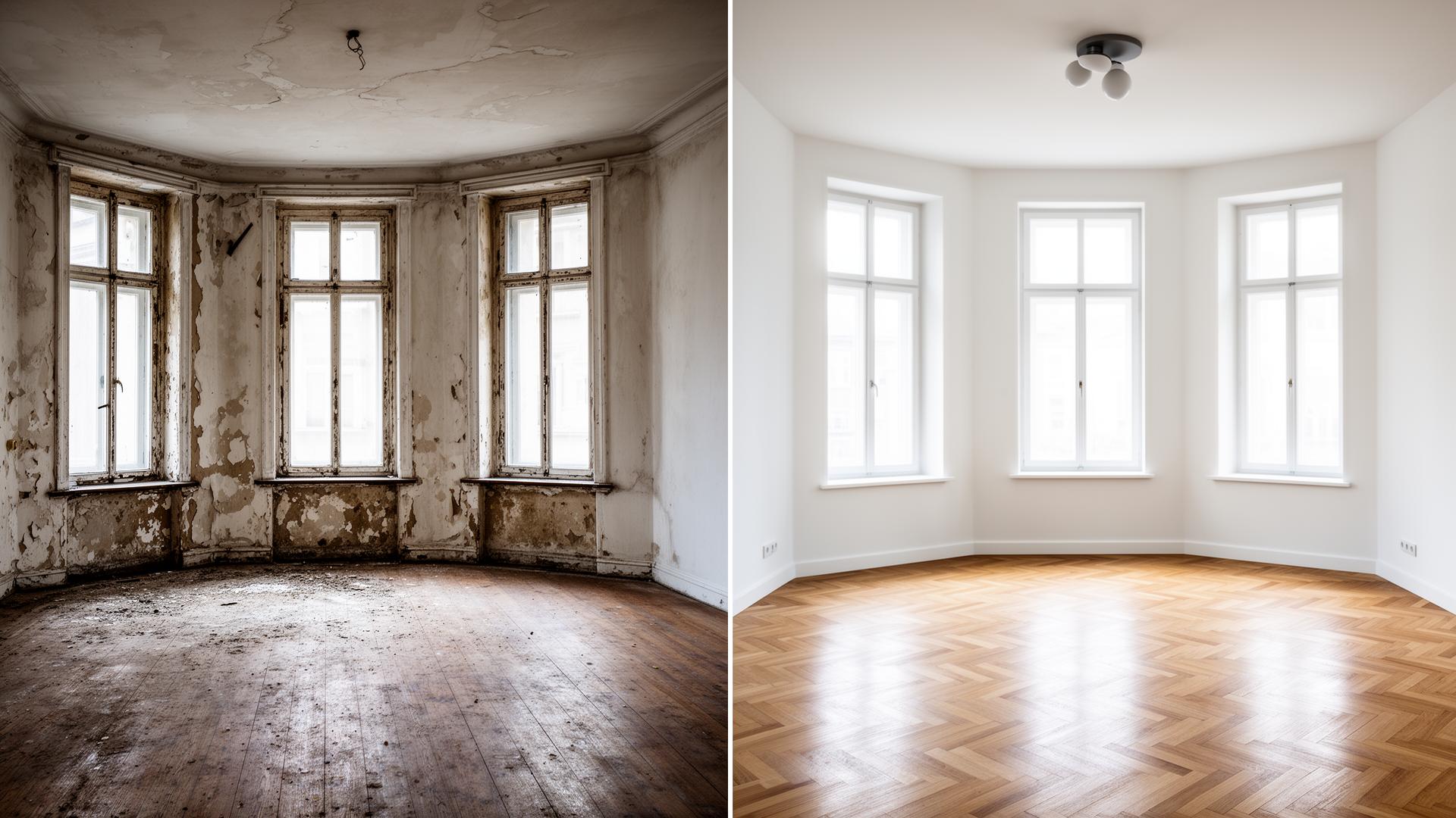 Πλήρης αποκατάσταση διαμερίσματος προπολεμικής κατασκευής — Κατοικία — Αθήνα | Έργο ανακαίνισης BAUS RE:FORM